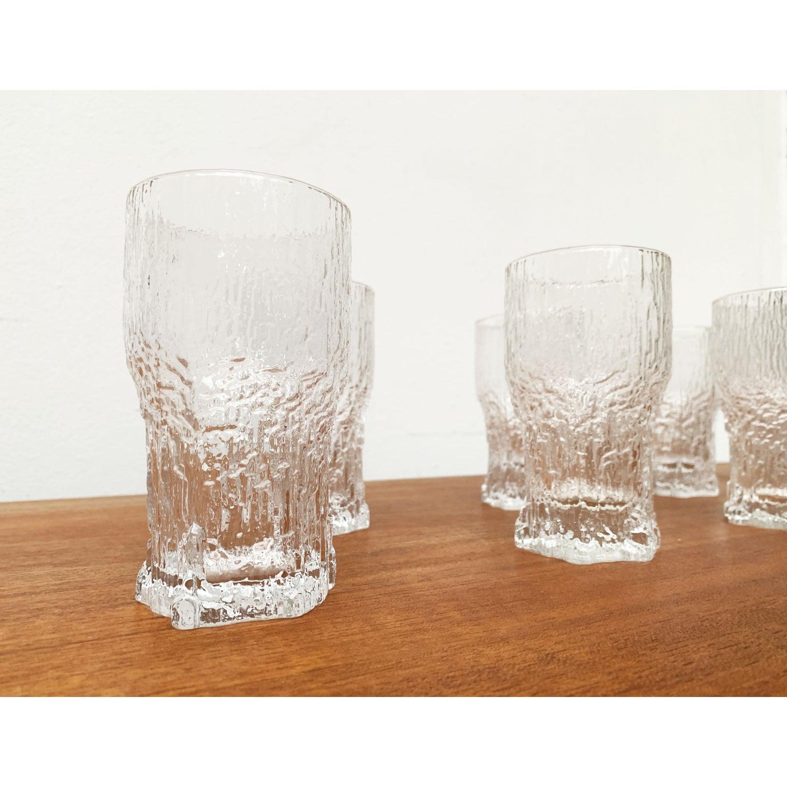 Set von 8 finnischen Aslak-Gläsern aus der Mitte des Jahrhunderts von Tapio Wirkkala für Iittala im Angebot 3