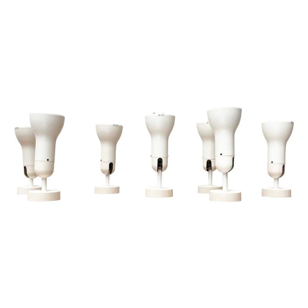 Set di 8 lampade da parete o da soffitto della metà del secolo scorso, Model AGE 710282, anni '70