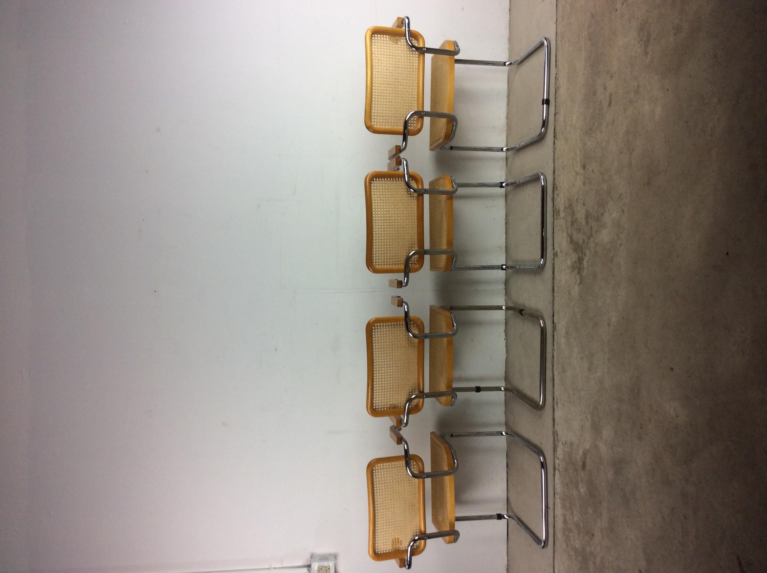 Set of 8 Mid Century Modern Cesca Dining Chairs 5