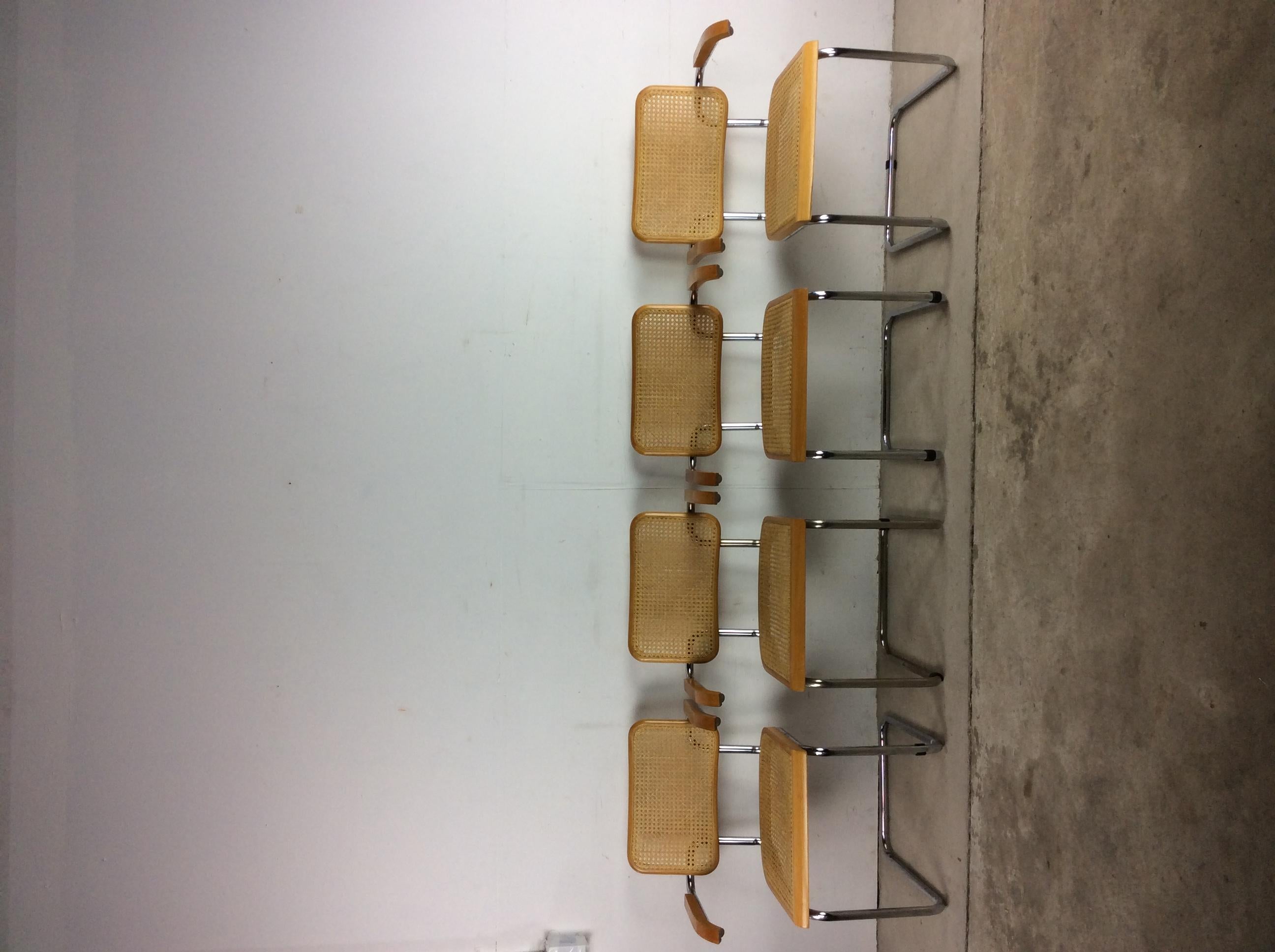 Mid-Century Modern Set of 8 Mid Century Modern Cesca Dining Chairs