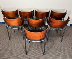 Set of 8 Mid-Century Modern Chairs "Lila Hunter" by Philippe Starck XO