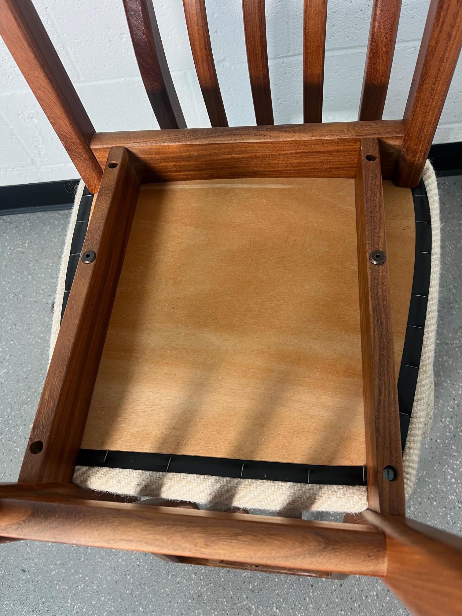 Set Of 8 Mid Century Modern Danish Teak Dining Chairs 15