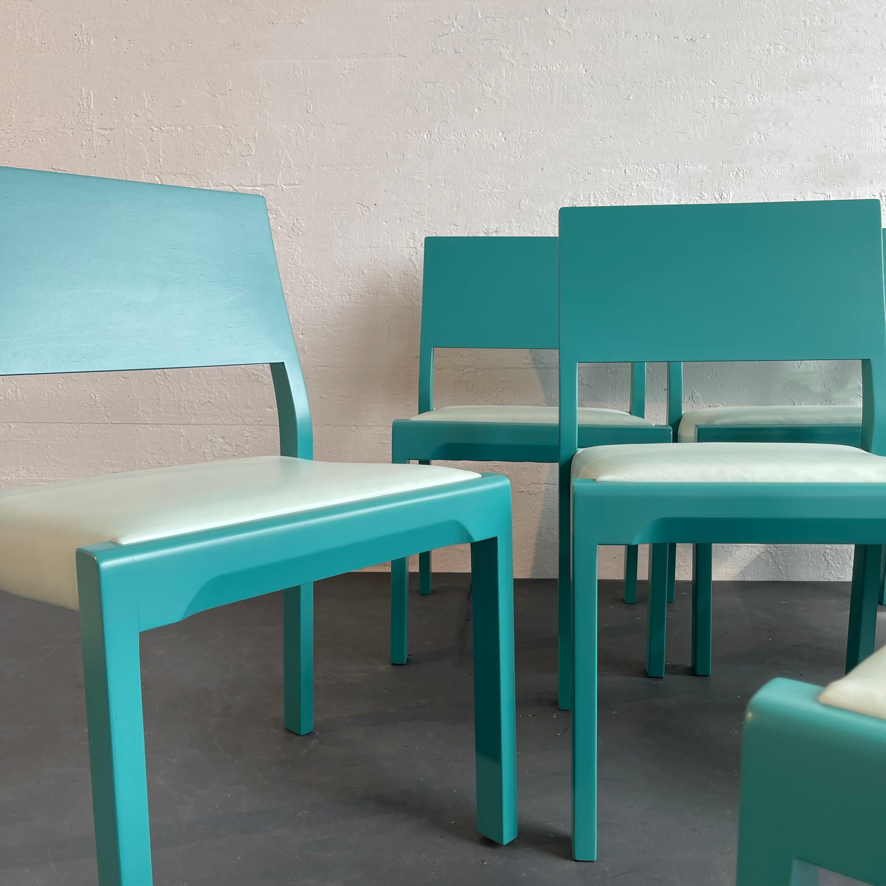 Set Of 8 Mid-Century Modern Dining Chairs By Thonet For Sale 3