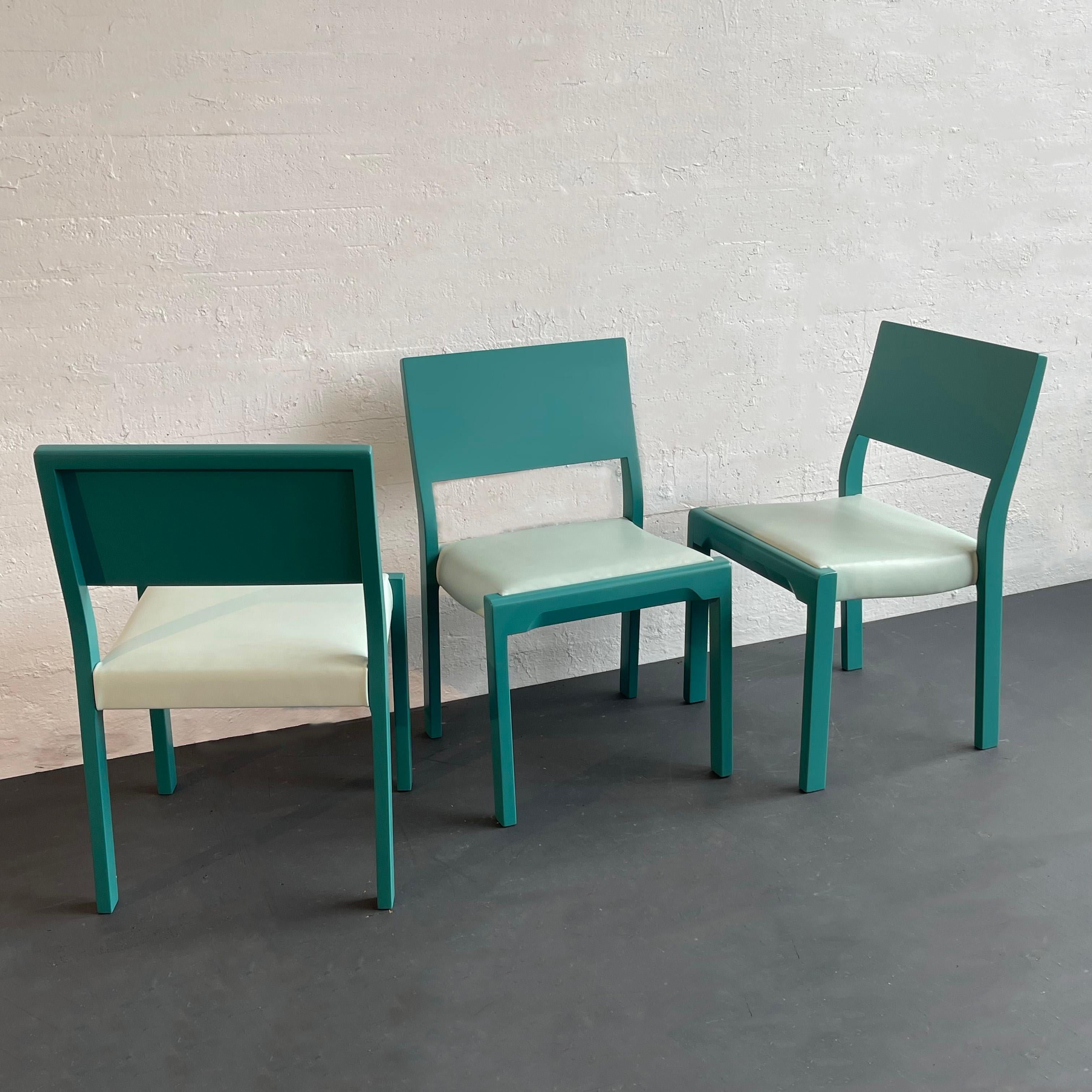 Set Of 8 Mid-Century Modern Dining Chairs By Thonet For Sale 2