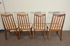 Set of 8 Midcentury Modern Teak Dining Chairs by G Plan Slat Back