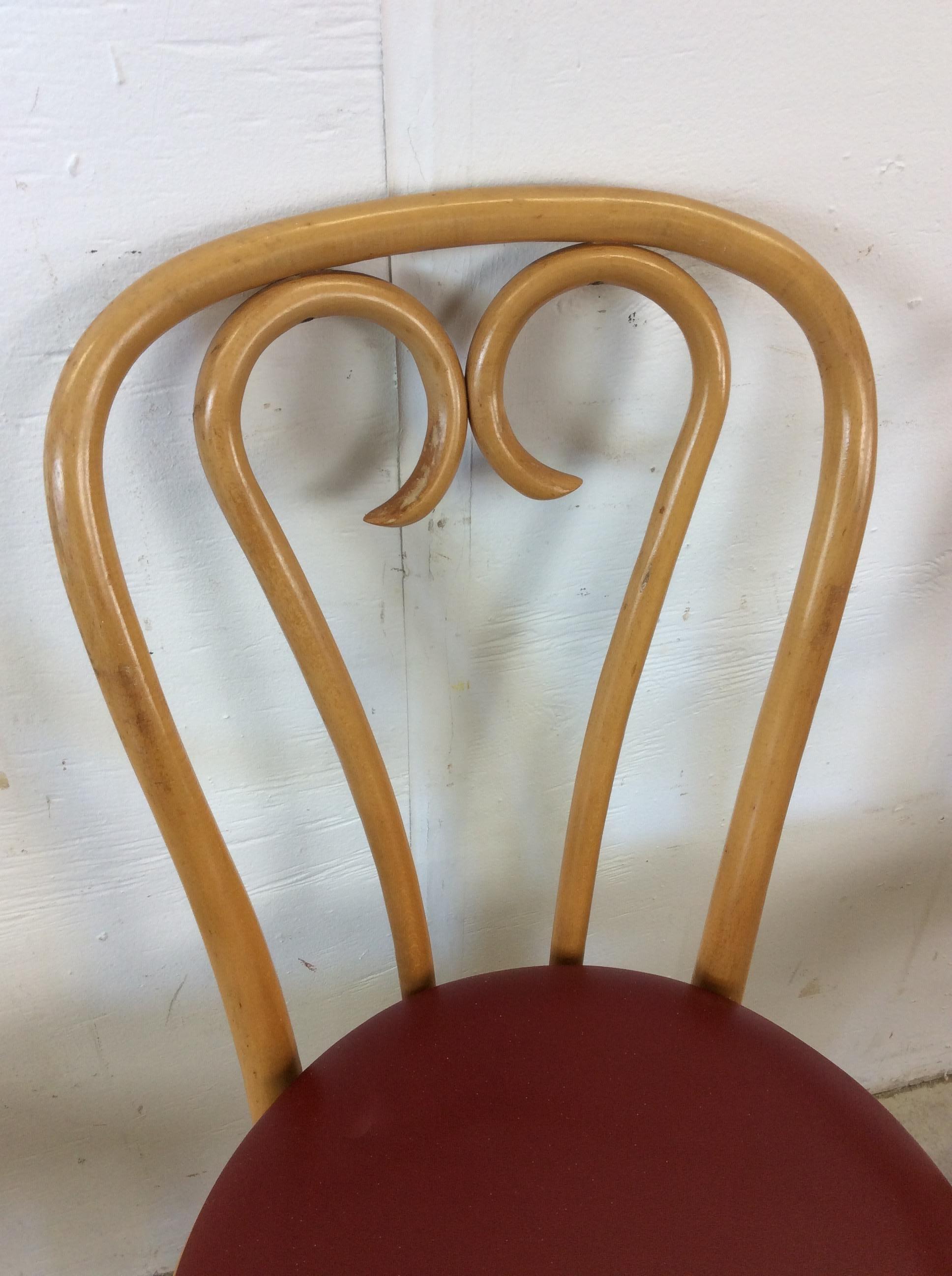 Set di 8 sedie da caffè in stile Thonet del Mid Century Modern in vendita 9