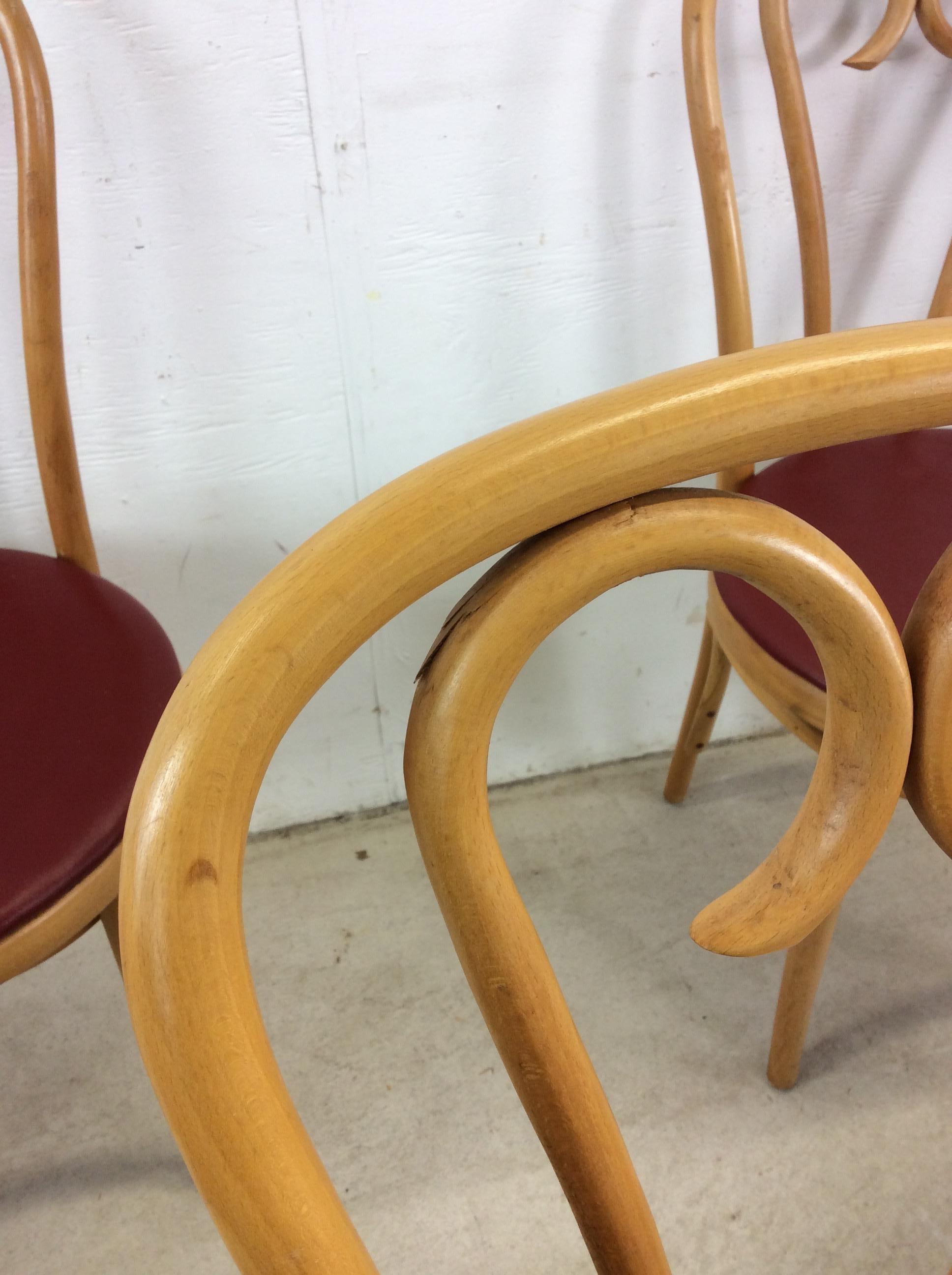 Set di 8 sedie da caffè in stile Thonet del Mid Century Modern In condizioni buone in vendita a Freehold, NJ