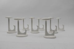 Set of 8 Mid-Century Modern Wall Hooks by Schönbuch, Germany, 1960s