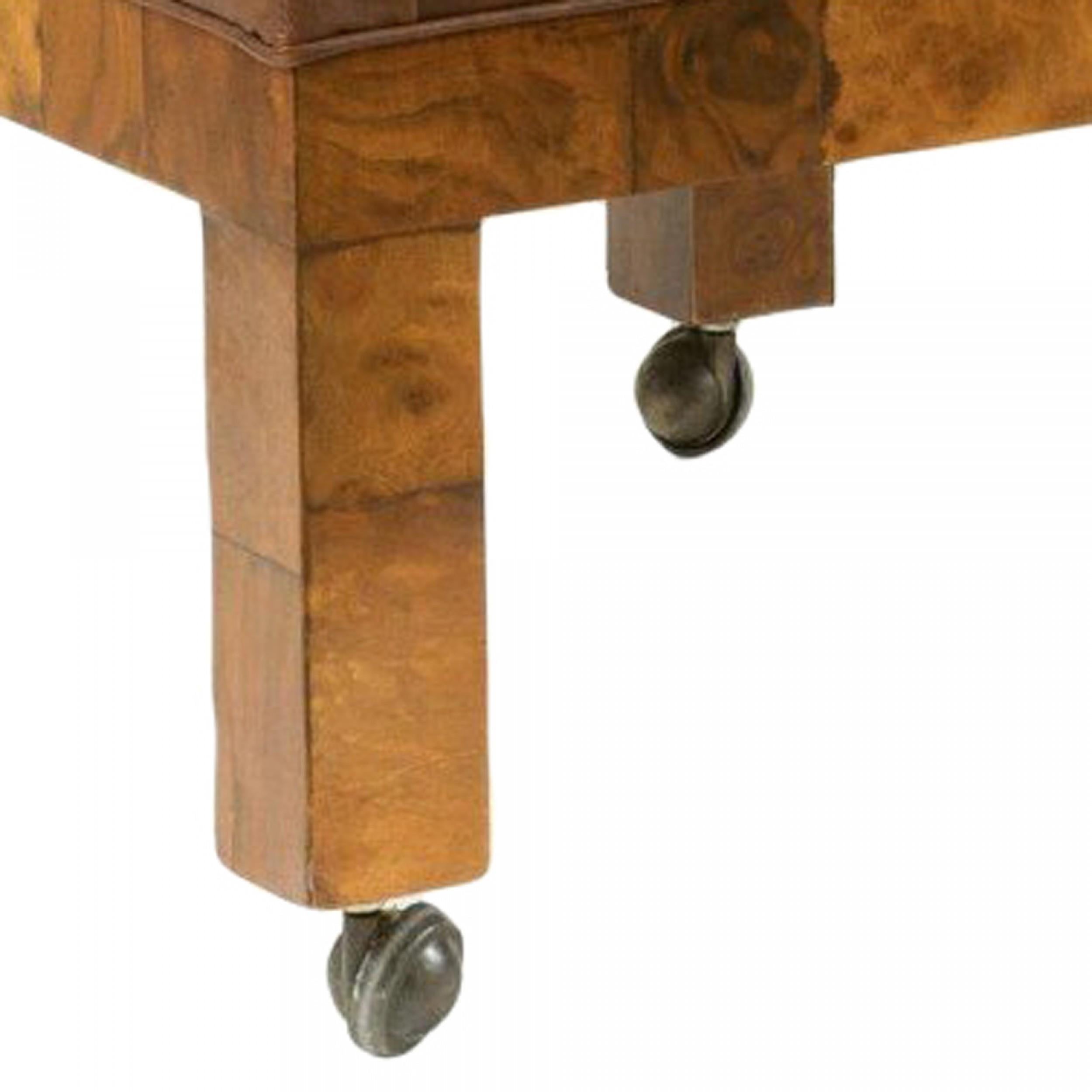 Mid-Century moderno Set di 8 sedie da pranzo in radica Paul Evans di metà secolo in vendita