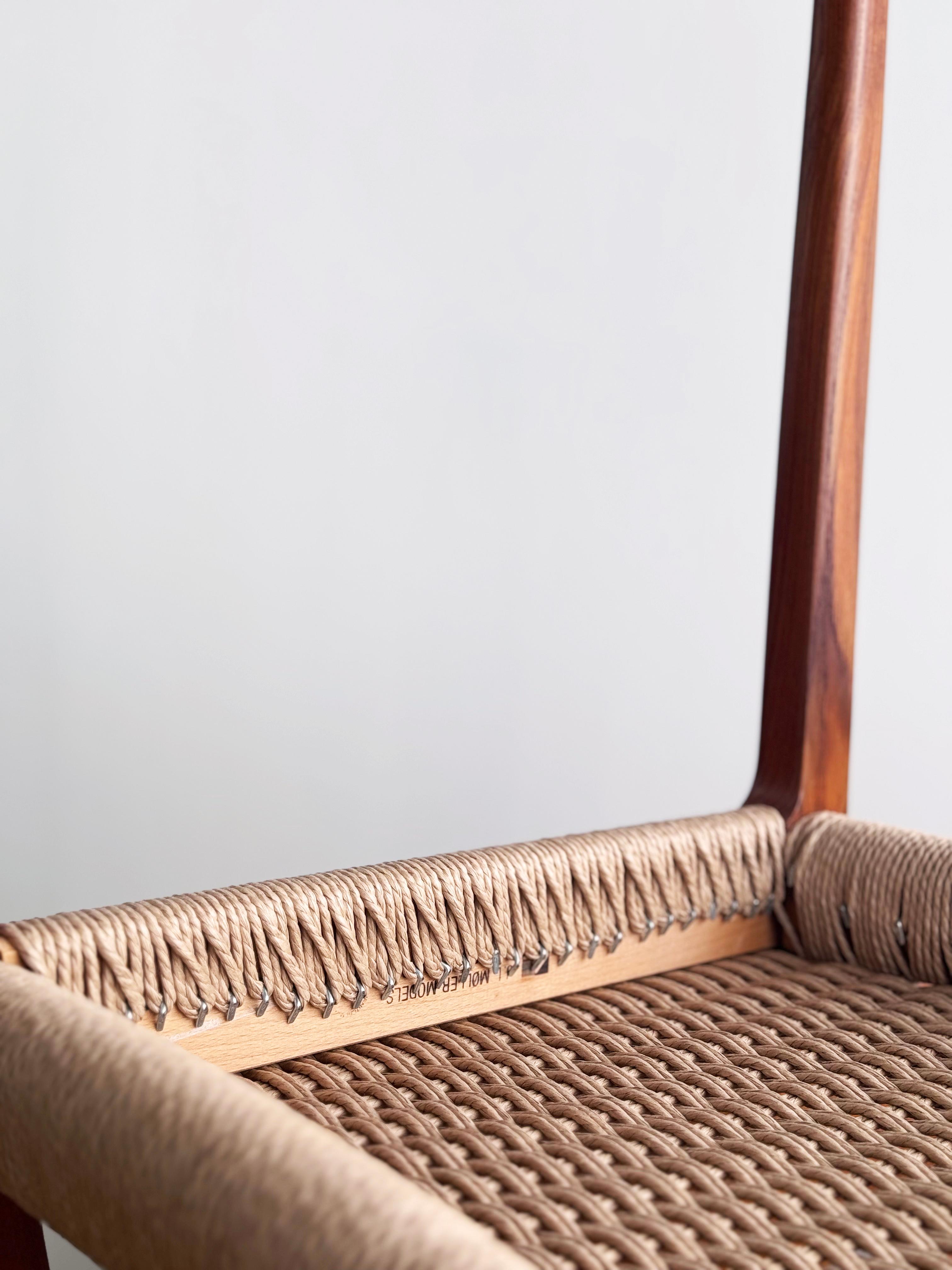 Set of 8 Mid-Century Teak Dining Chairs #71 by Niels O. Møller for J. L. Moller 8