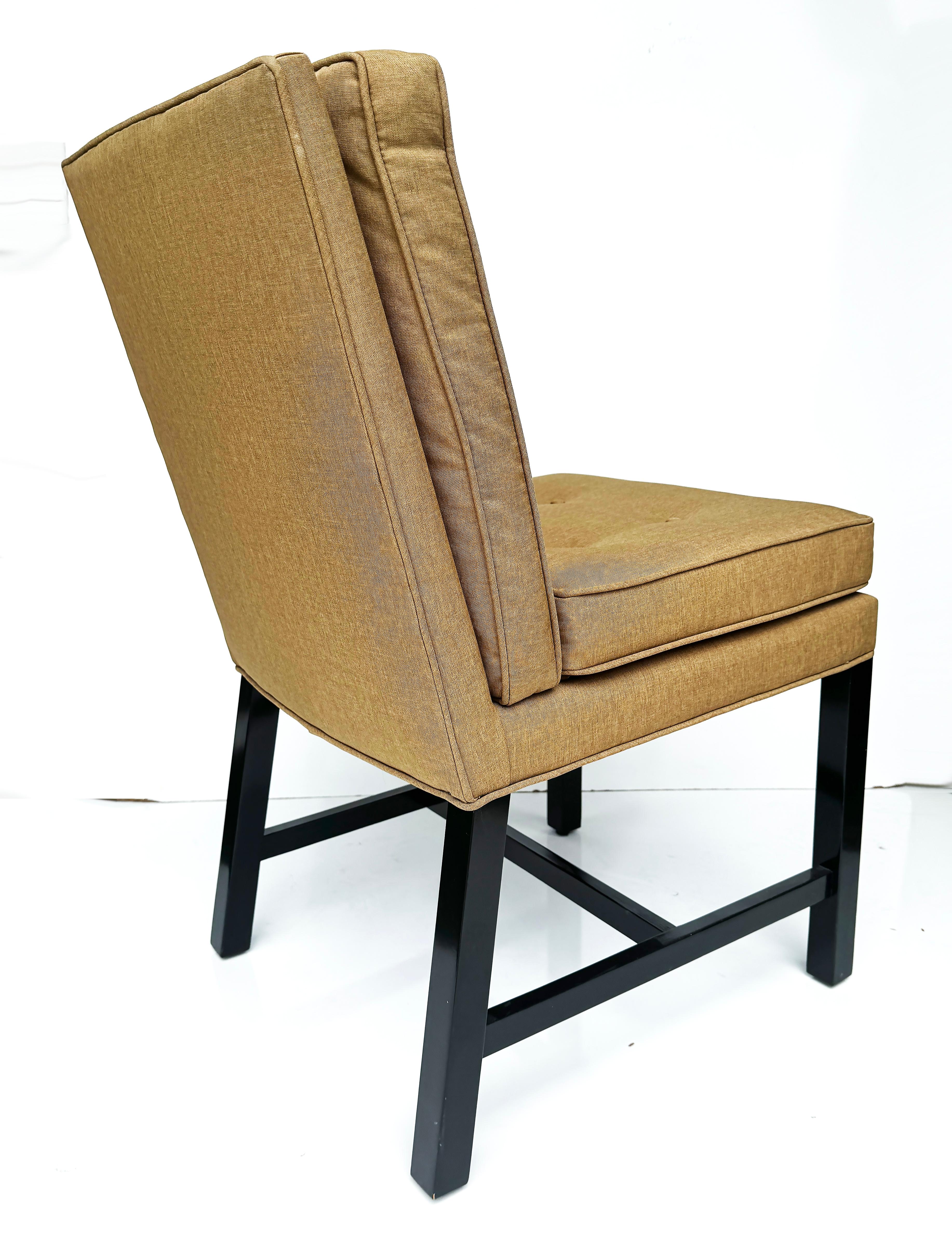 20th Century Set of 8 Mid-century Upholstered Dining Chairs, Harvey Probber Attributed For Sale
