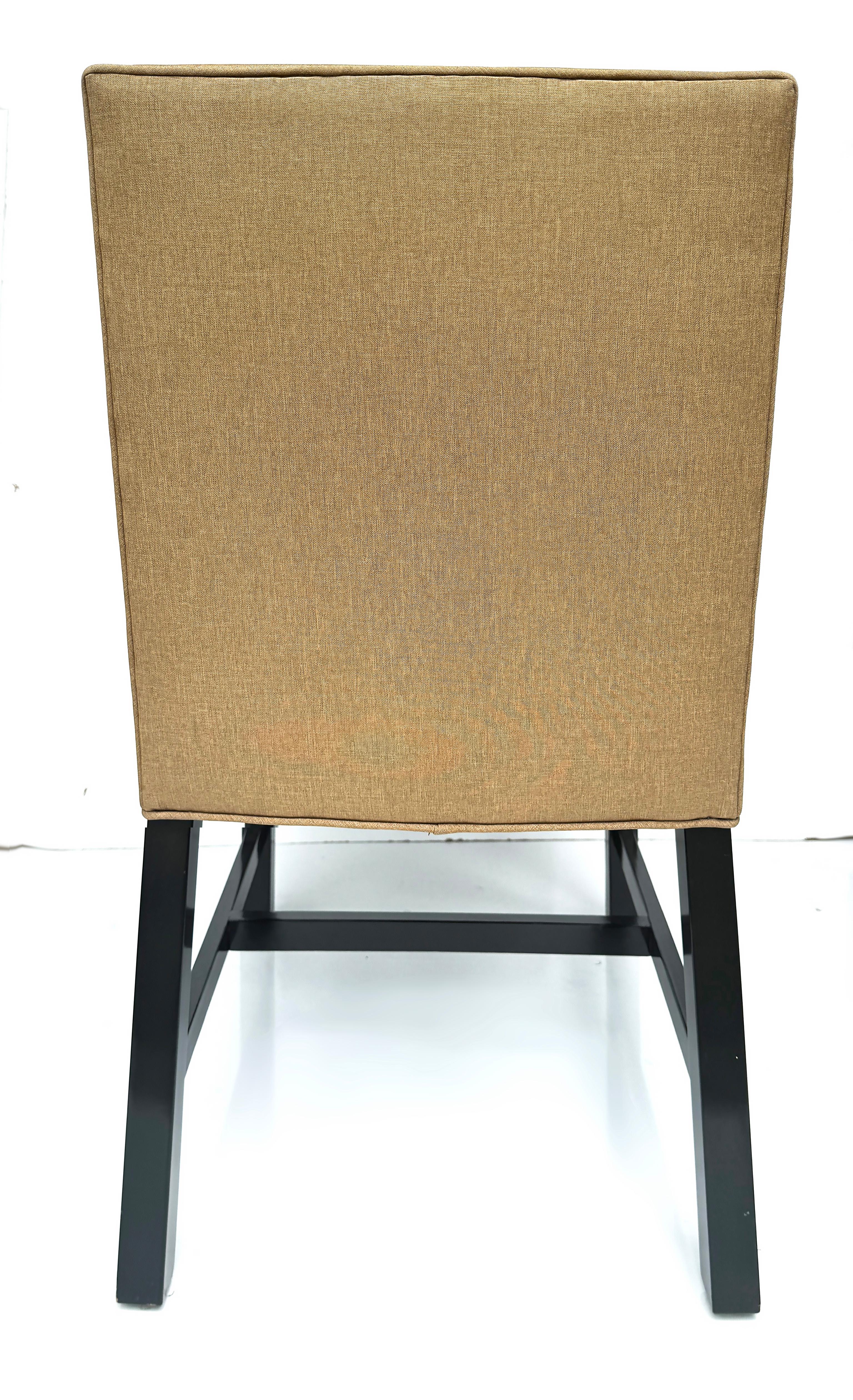Fabric Set of 8 Mid-century Upholstered Dining Chairs, Harvey Probber Attributed For Sale