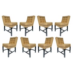 Used Set of 8 Mid-century Upholstered Dining Chairs, Harvey Probber Attributed