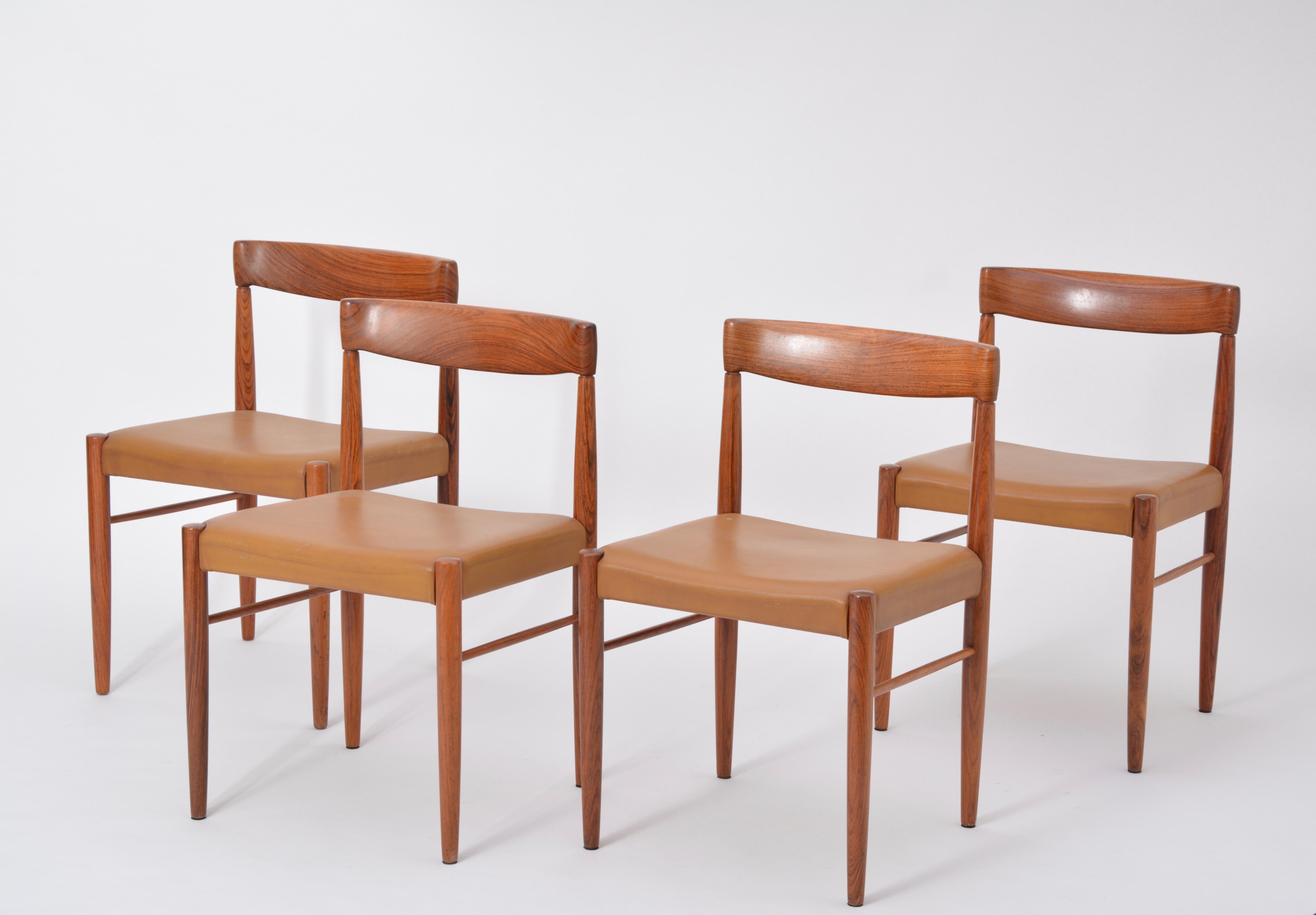 Set of 8 Midcentury Dining Chairs by H.W. Klein for Bramin 8
