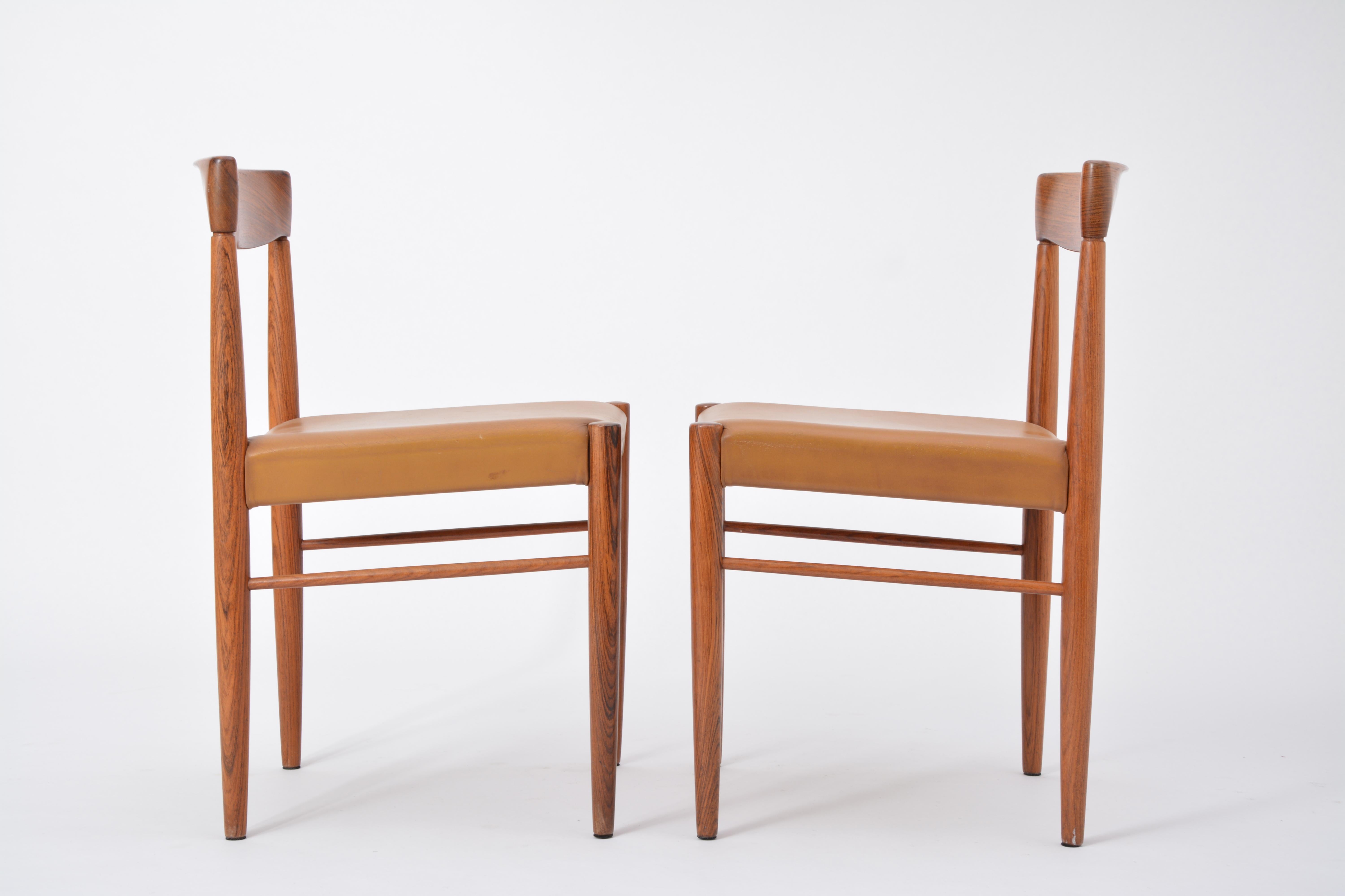 Danish Set of 8 Midcentury Dining Chairs by H.W. Klein for Bramin
