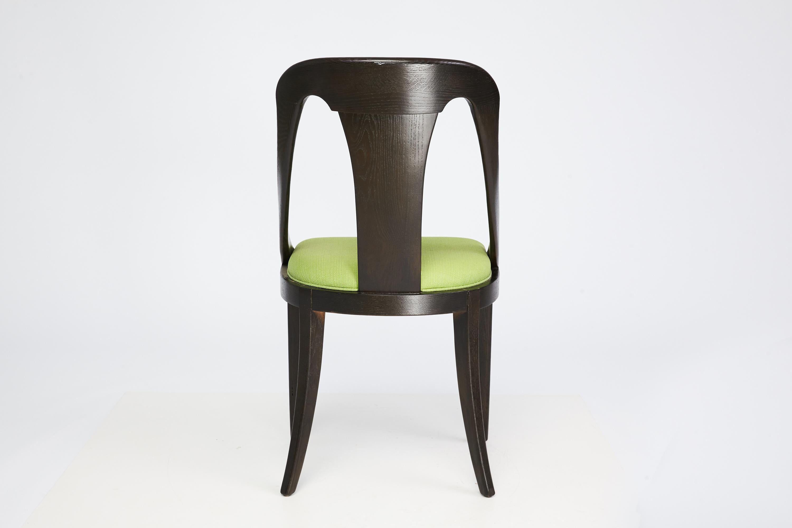 American Set of 8 Midcentury Dining Chairs Designed by Jack Van der Molen