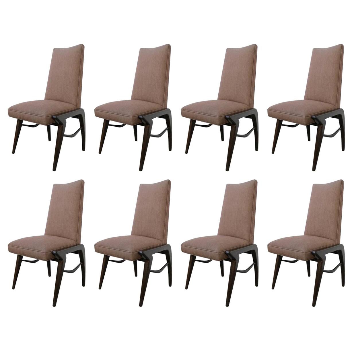 Set of 8 Dining Chairs by Eugenio Escudero