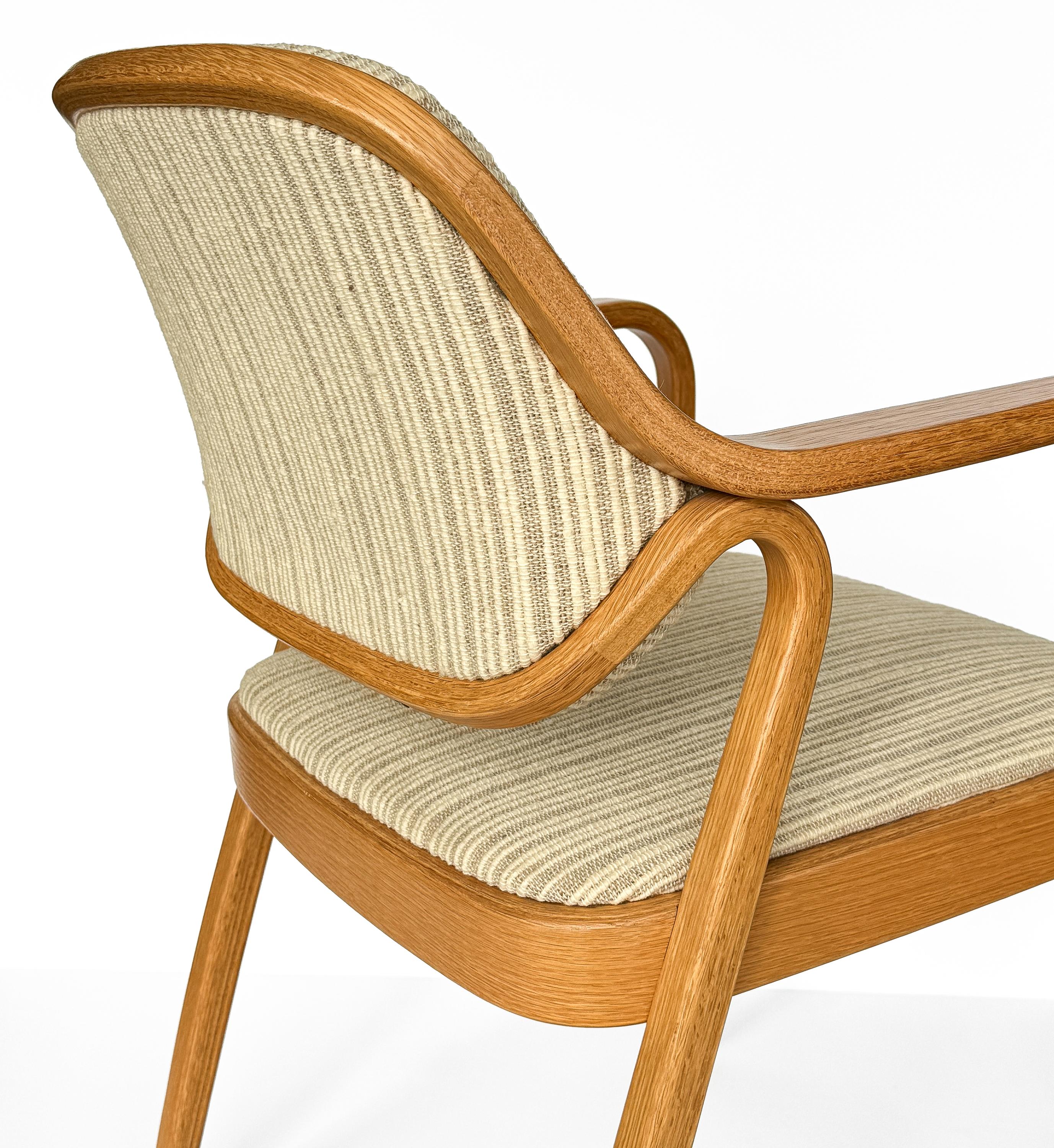 8 Stühle Modell 1105 OAK Dining Chairs von Don Pettit für Knoll im Angebot 6
