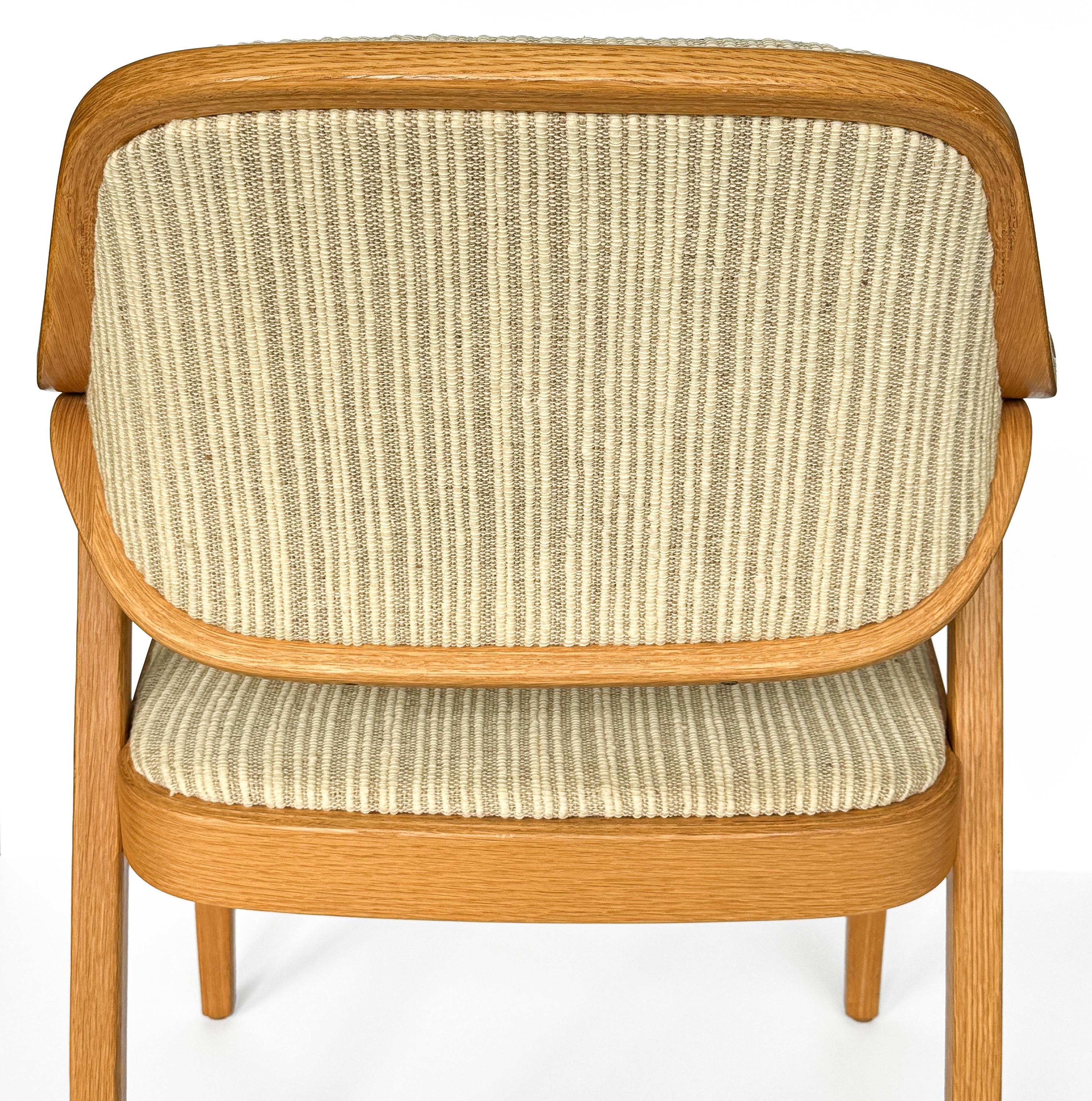 8 Stühle Modell 1105 OAK Dining Chairs von Don Pettit für Knoll im Angebot 7