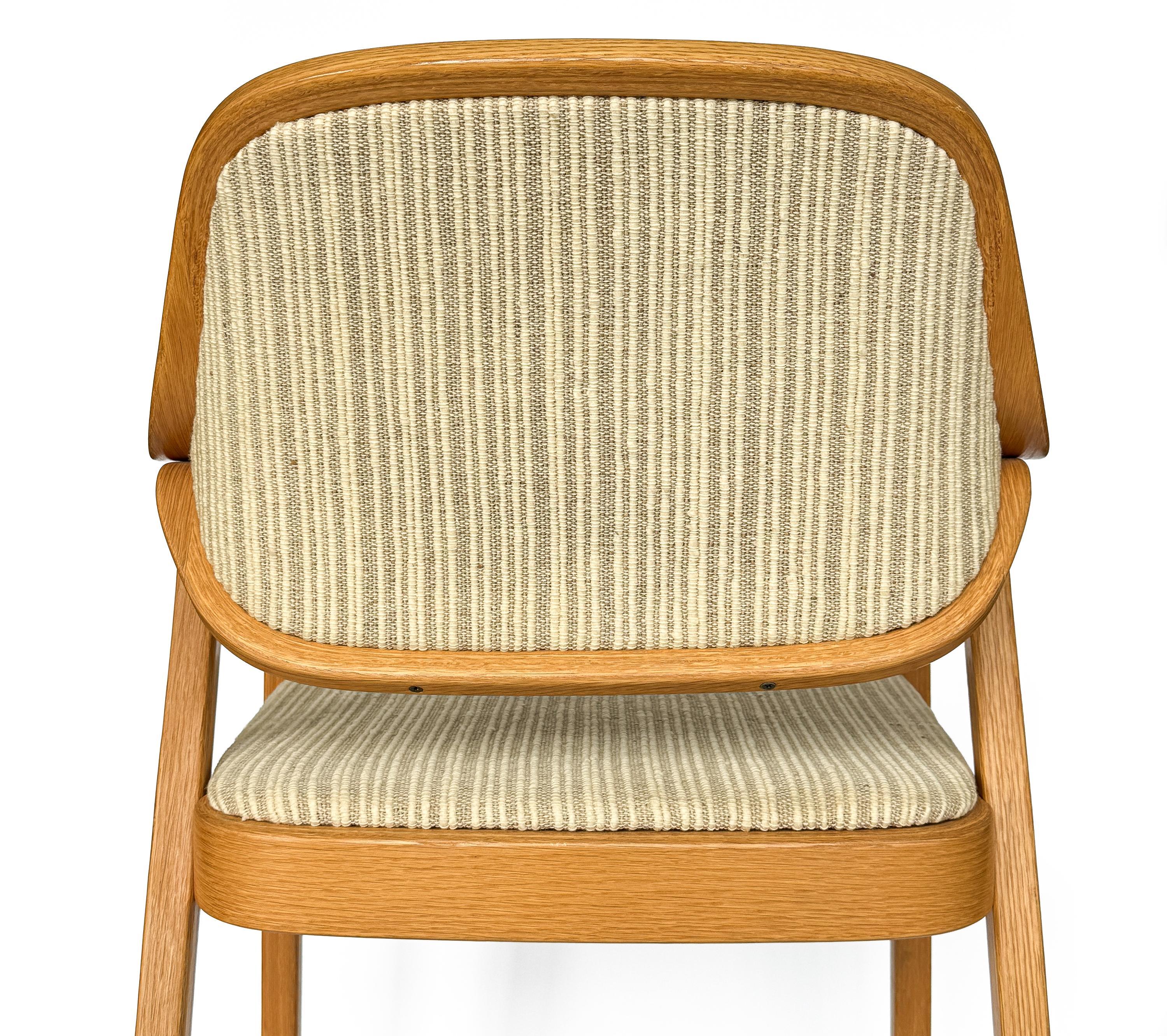 8 Stühle Modell 1105 OAK Dining Chairs von Don Pettit für Knoll im Angebot 8