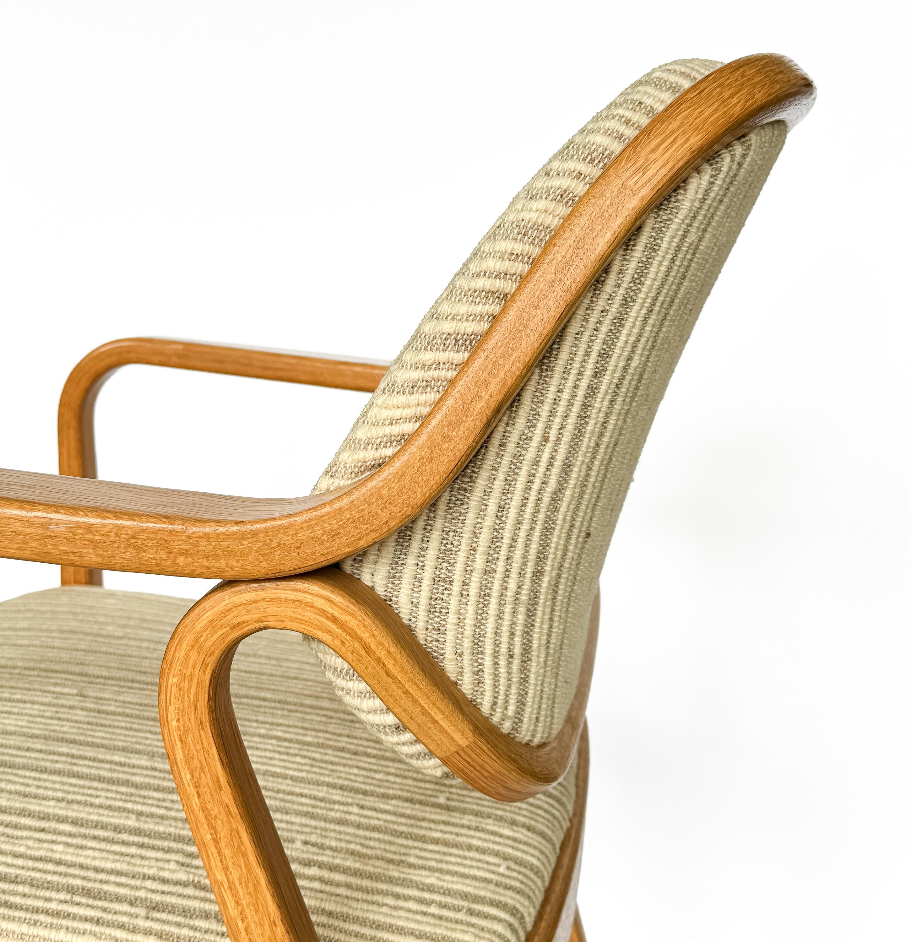 8 Stühle Modell 1105 OAK Dining Chairs von Don Pettit für Knoll im Angebot 9