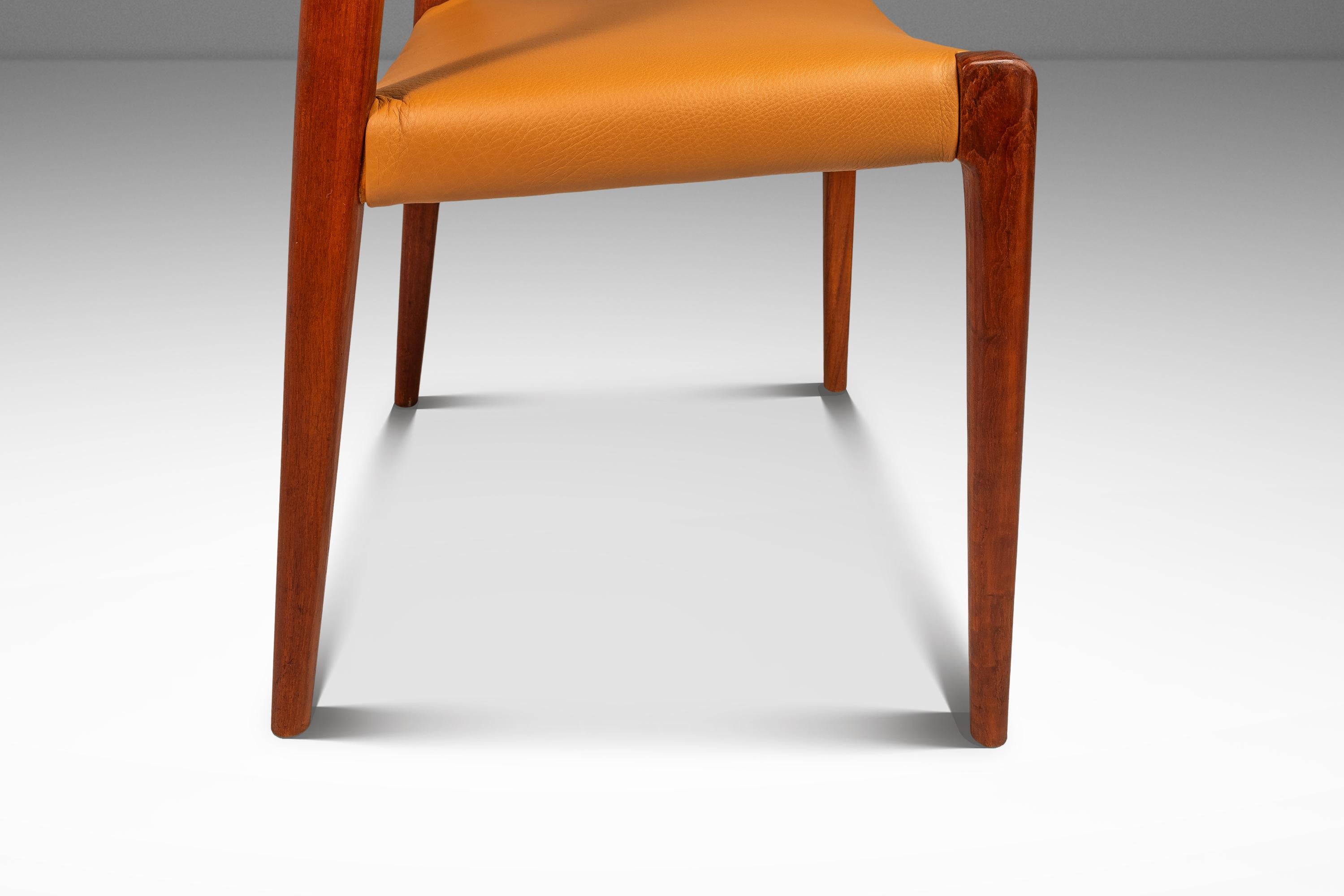 Ensemble de 8 chaises modèle 71, Niels Møller, JL Møllers Møbelfabrik, Danemark, années 1960 en vente 5
