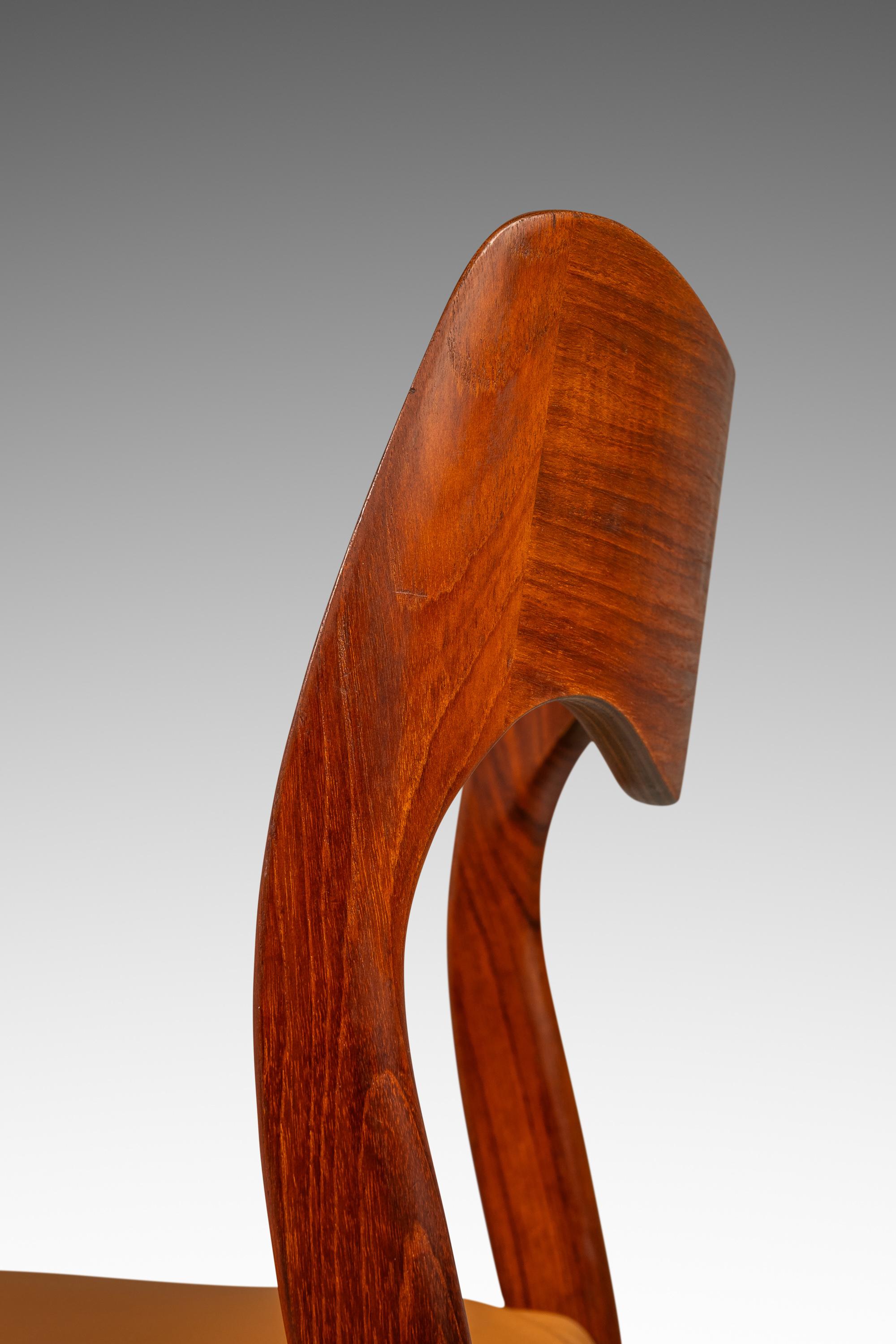 Ensemble de 8 chaises modèle 71, Niels Møller, JL Møllers Møbelfabrik, Danemark, années 1960 en vente 11