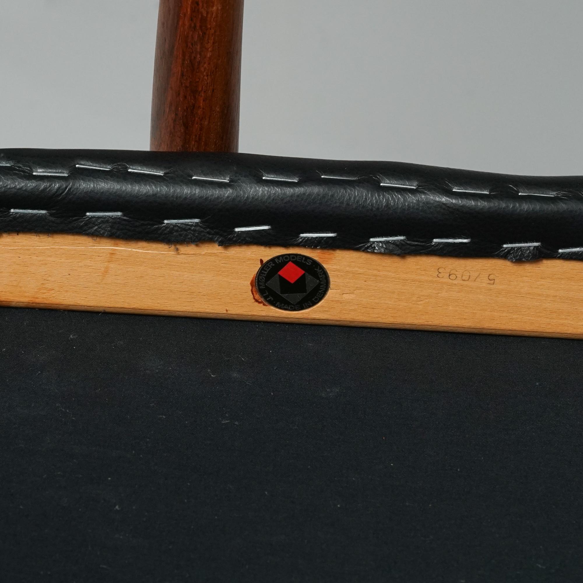 Ensemble de 8 chaises modèle 78, Niels O. Møller, JL Møllers Møbelfabrik, 1950s/1960s en vente 1