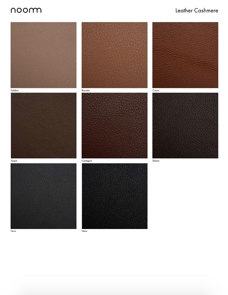 Set of 8 Modern Dining Archipen Chair in Natural Leather 