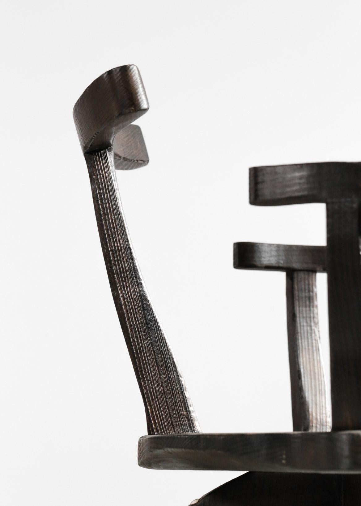 Ensemble de 8 fauteuils modernes 80/20 fabriqués à la main par Vincent Vincent en vente 2