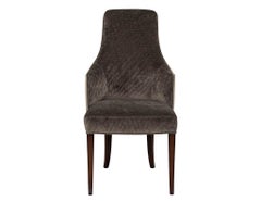 Set of 8 Modern Sleek Upholstered Dining Chairs