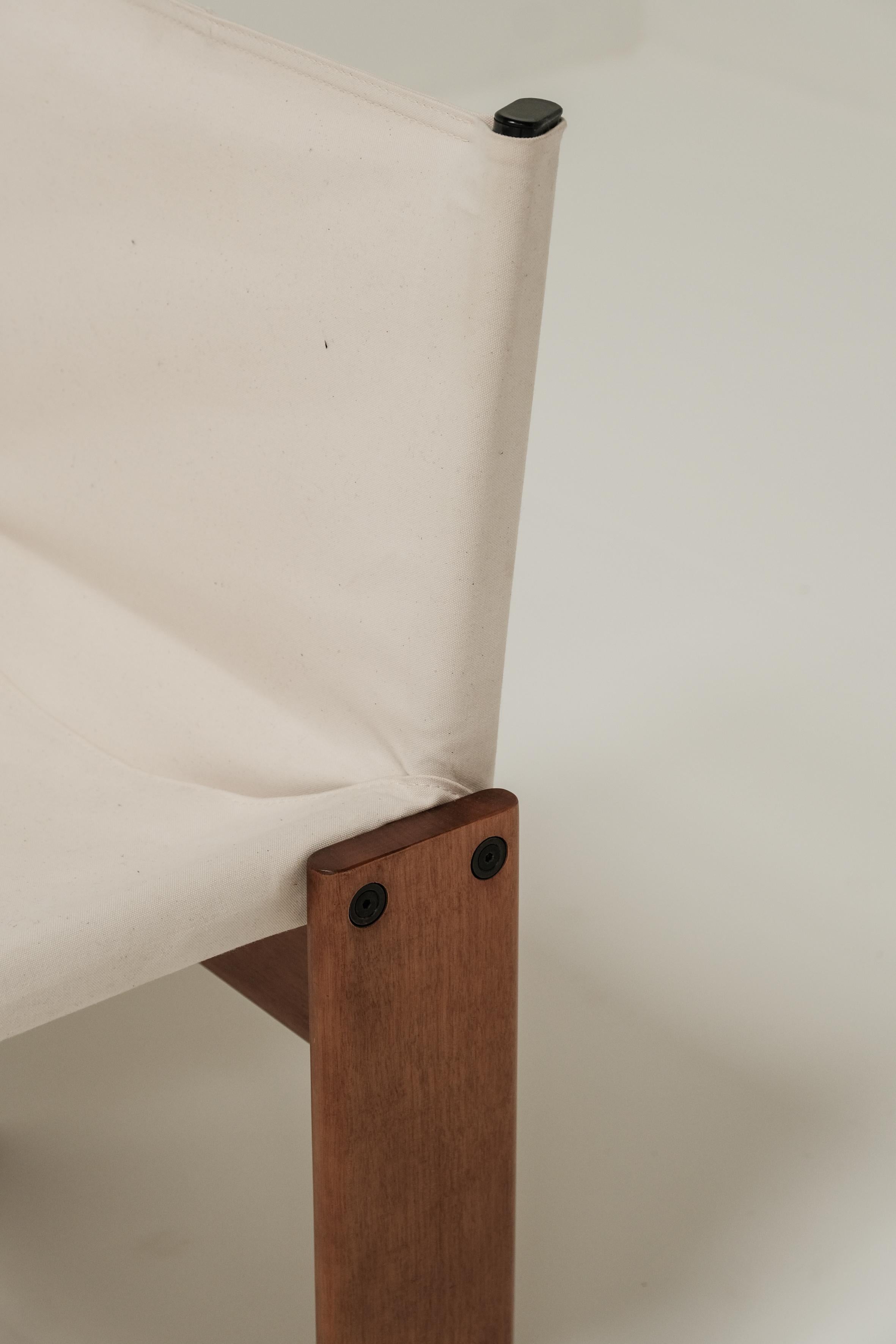 Set of 8 Monk chairs by Afra & Tobia Scarpa for Molteni 1973 11