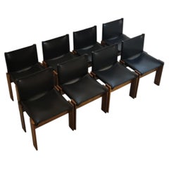 Lot de 8 chaises « Monk » conçues par Afra et Tobia Scarpa pour Molteni en 1974