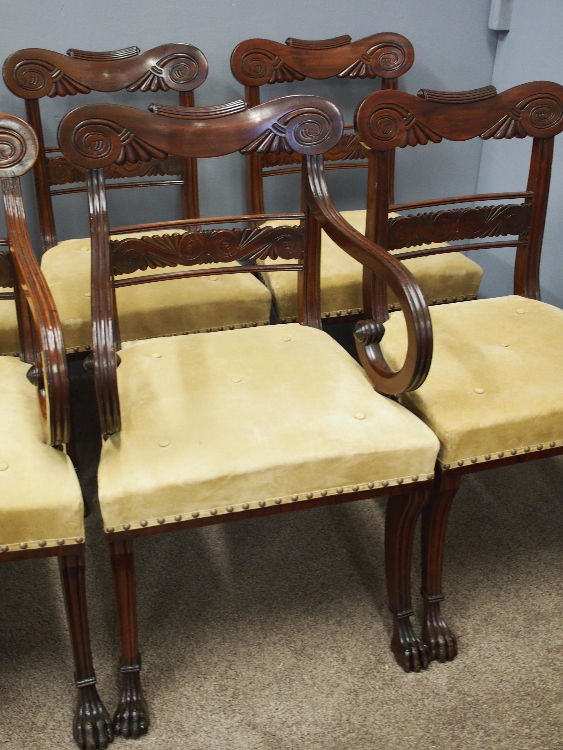 Set of 8 Morison and Co. Style Chairs For Sale 7