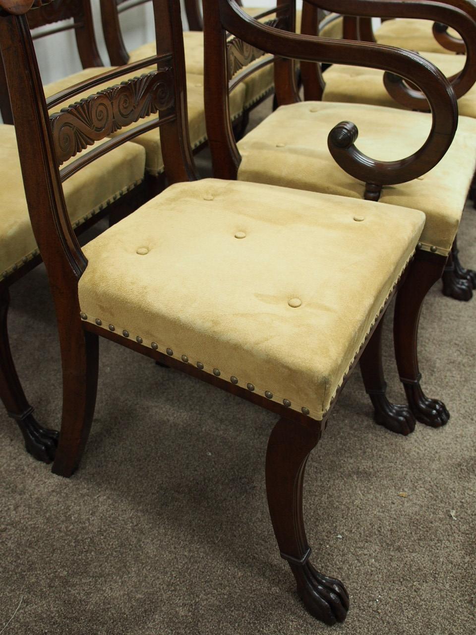 Set of 8 Morison and Co. Style Chairs For Sale 1