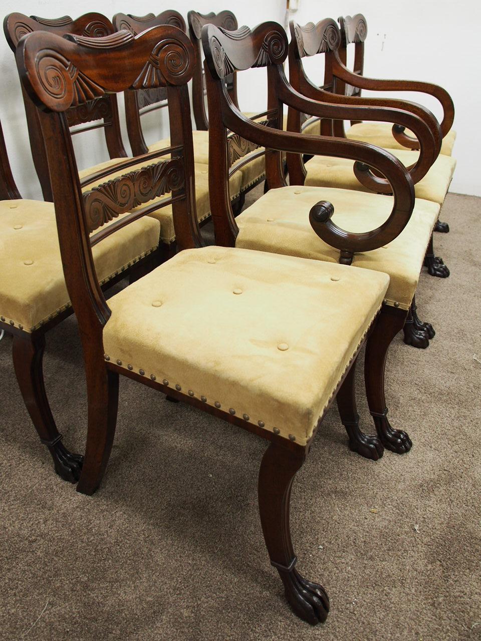Set of 8 Morison and Co. Style Chairs For Sale 2