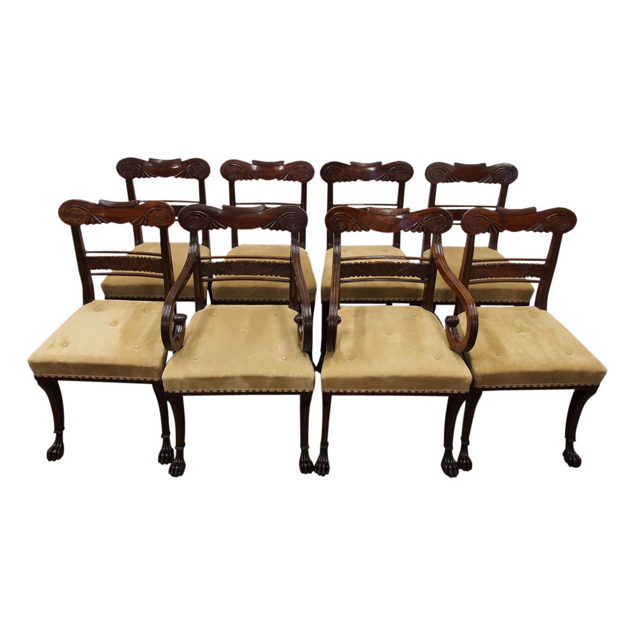 Set of 8 Morison and Co. Style Chairs For Sale