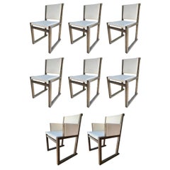 Conjunto de 8 sillas "Musa" de Antonio Citterio para Maxalto