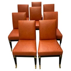 Set di 8 sedie da pranzo Mastercraft in stile neoclassico