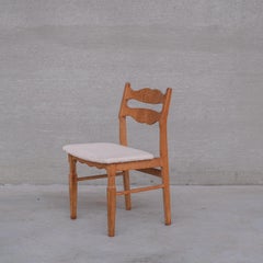 Juego de 8 sillas de comedor danesas de mediados de siglo en Oak, atribuidas a Henning Kjaernulf