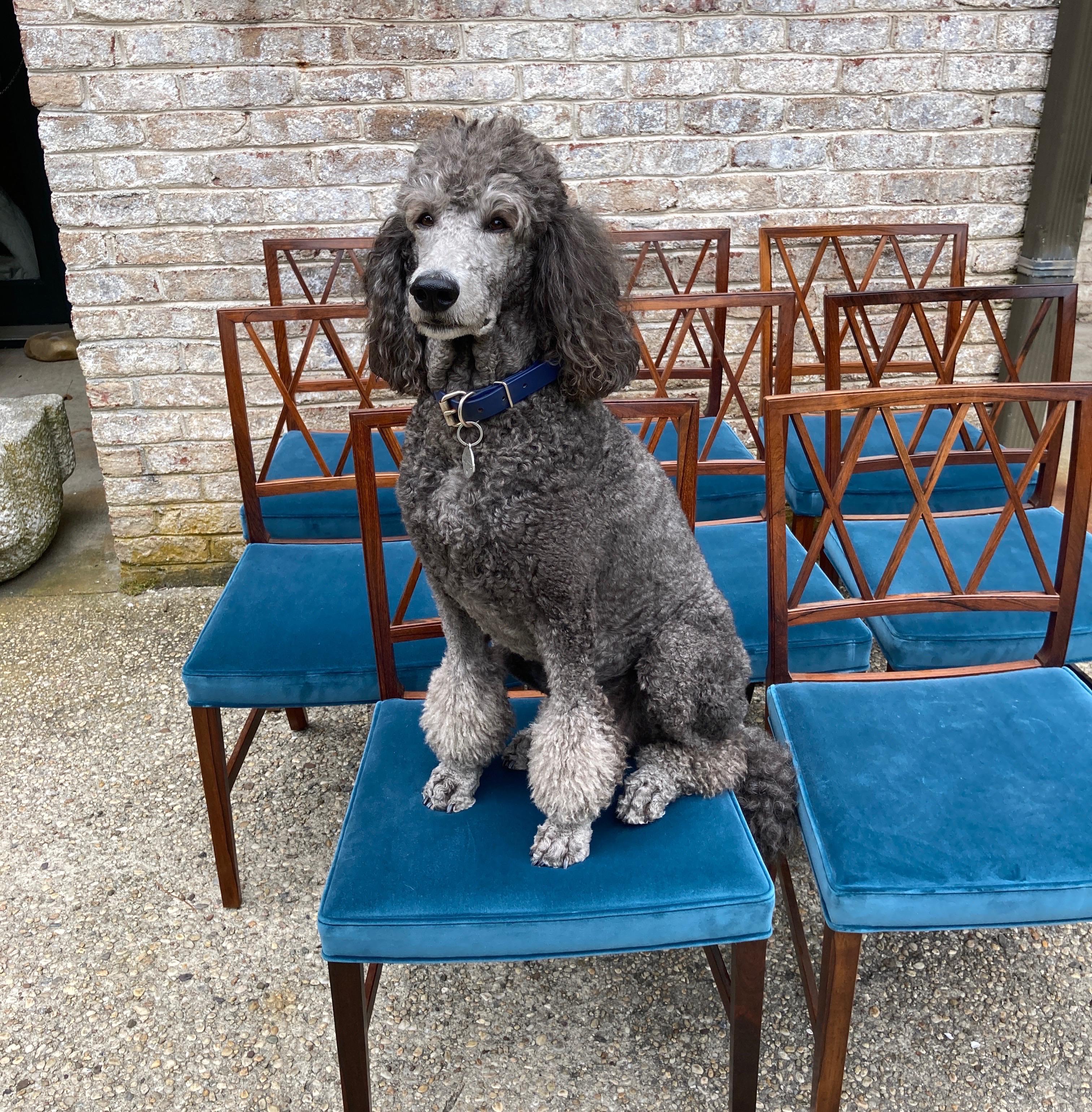 Danish Set of 8 Ole Wanscher Dining Chairs