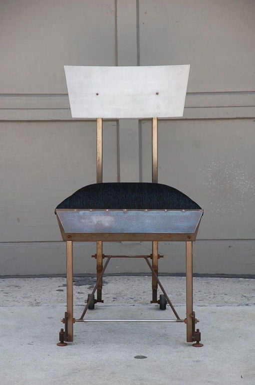 Set of 8 One of a Kind Modernist Dining Chairs In Excellent Condition For Sale In Los Angeles, CA