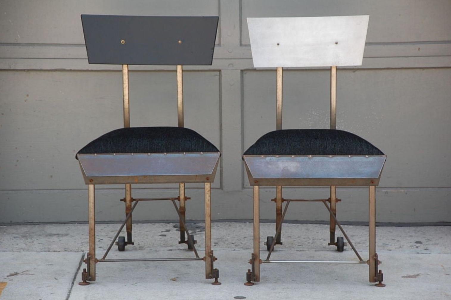 Set of 8 One-of-a-kind Modernist Dining Chairs For Sale 3