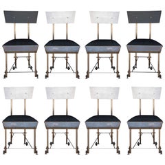 Set of 8 One of a Kind Modernist Dining Chairs