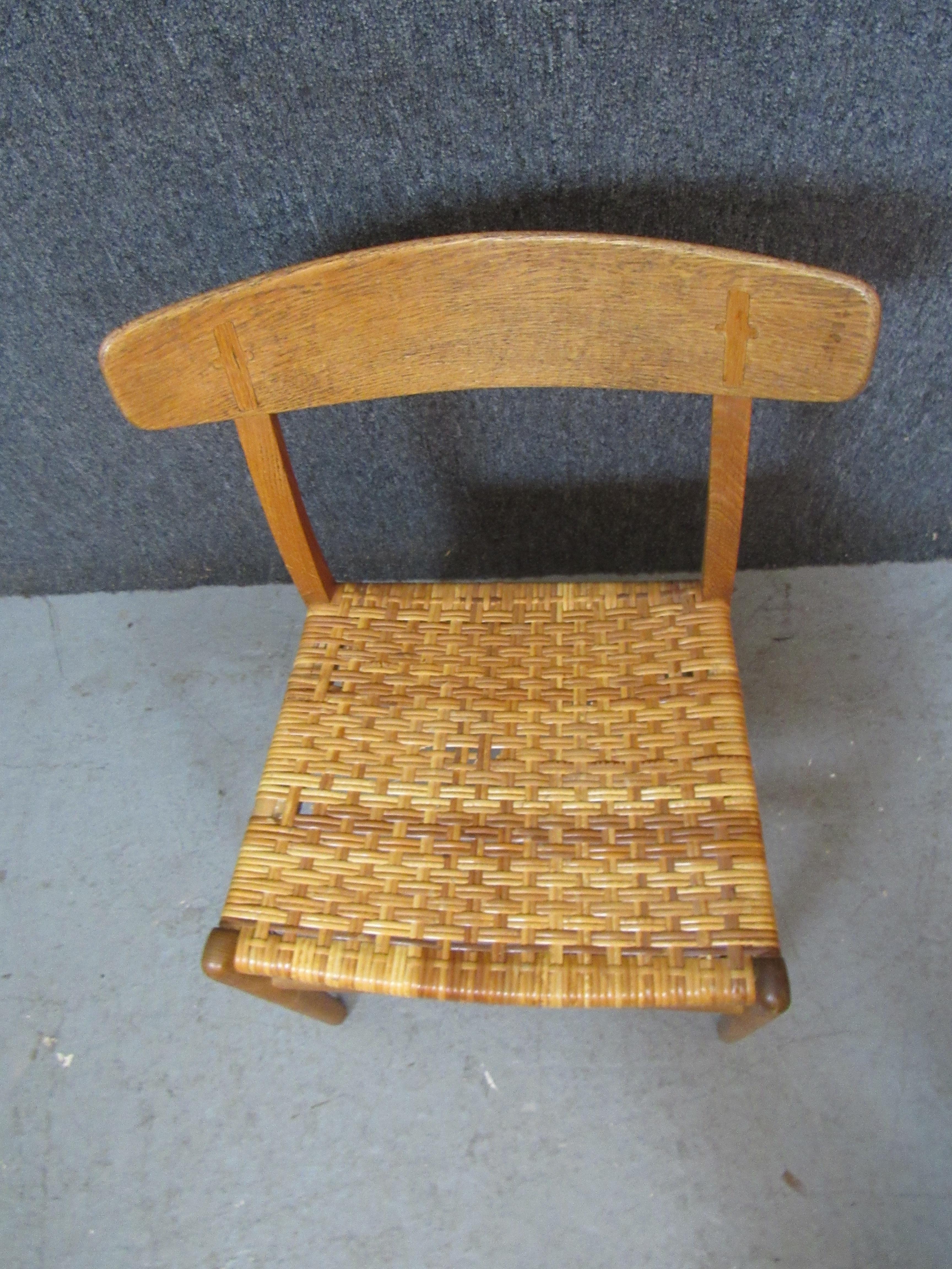 Set of 8 Original Hans Wegner Oak CH23 Chairs by Carl Hansen & Son For Sale 5