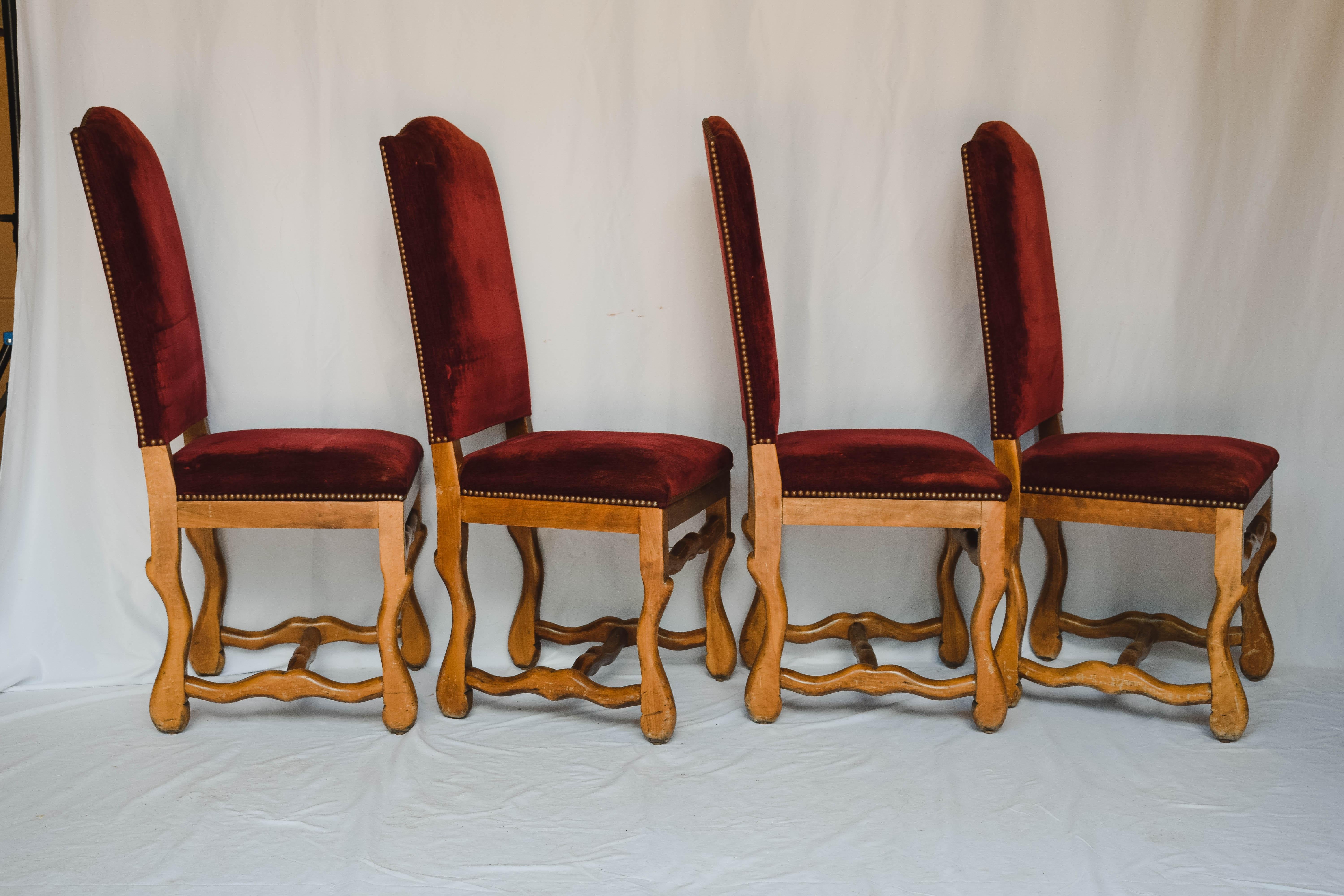 Set of 8 Os de Mouton Chairs 4