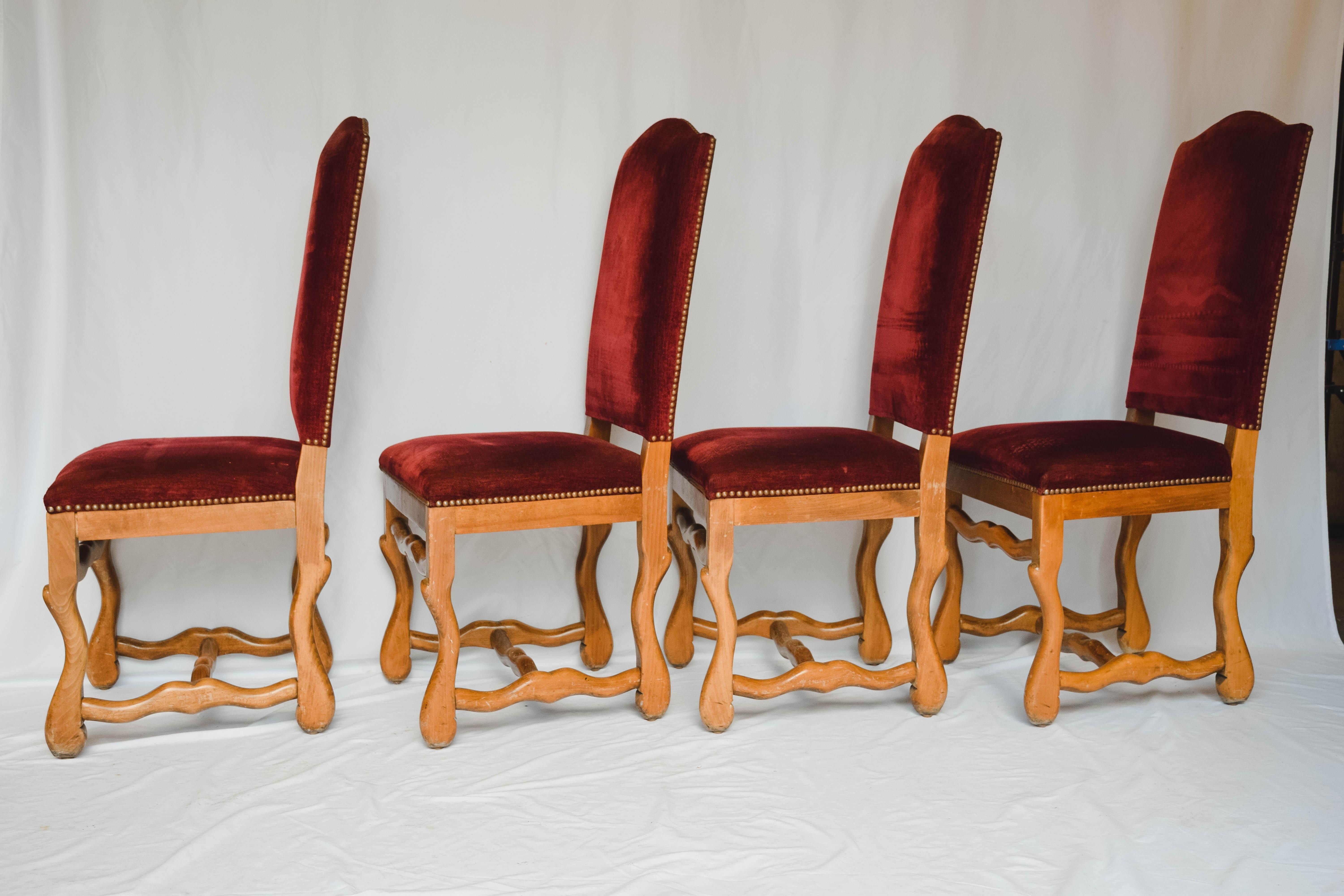 Set of 8 Os de Mouton Chairs 9