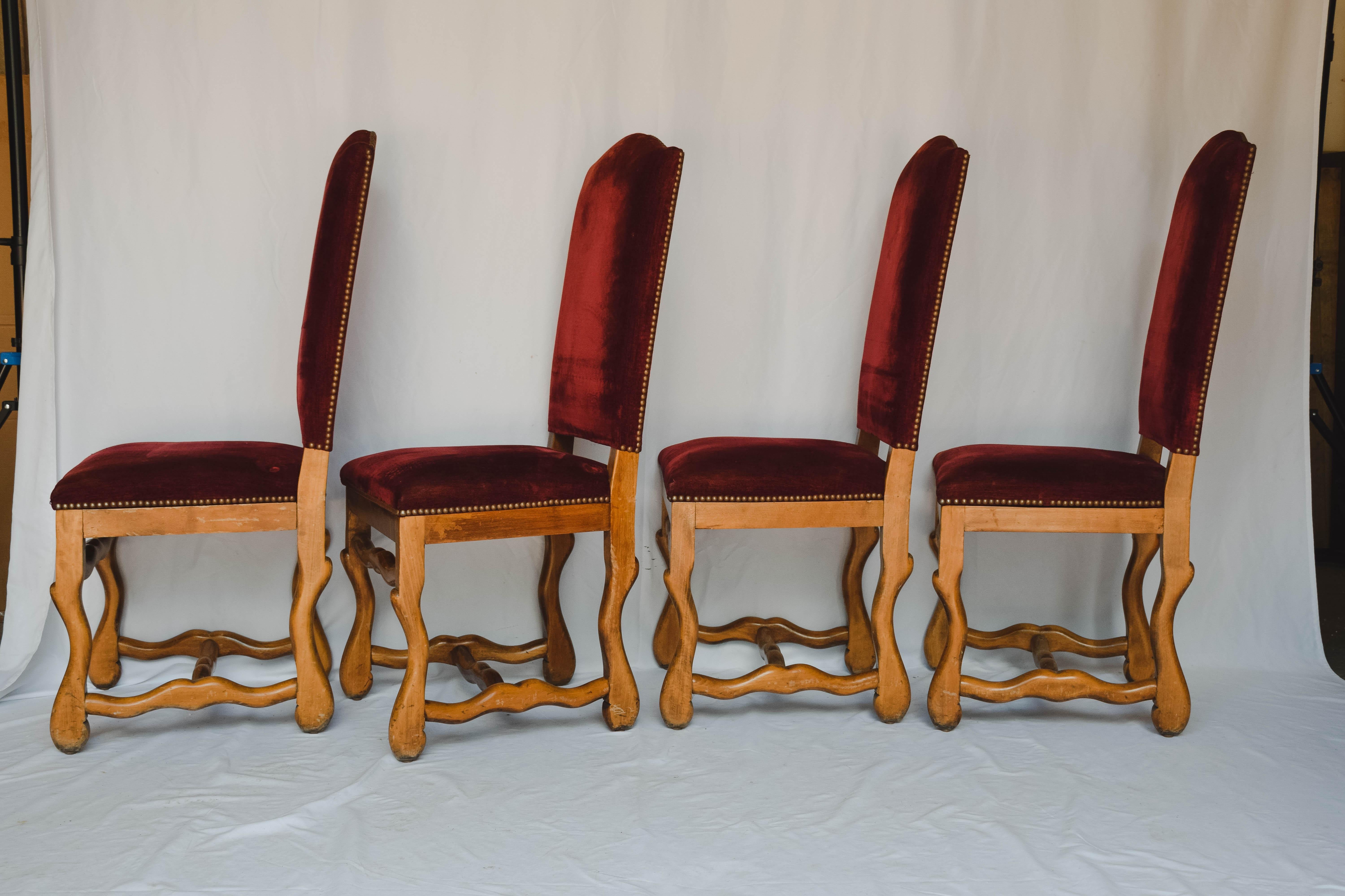 Set of 8 Os de Mouton Chairs 2