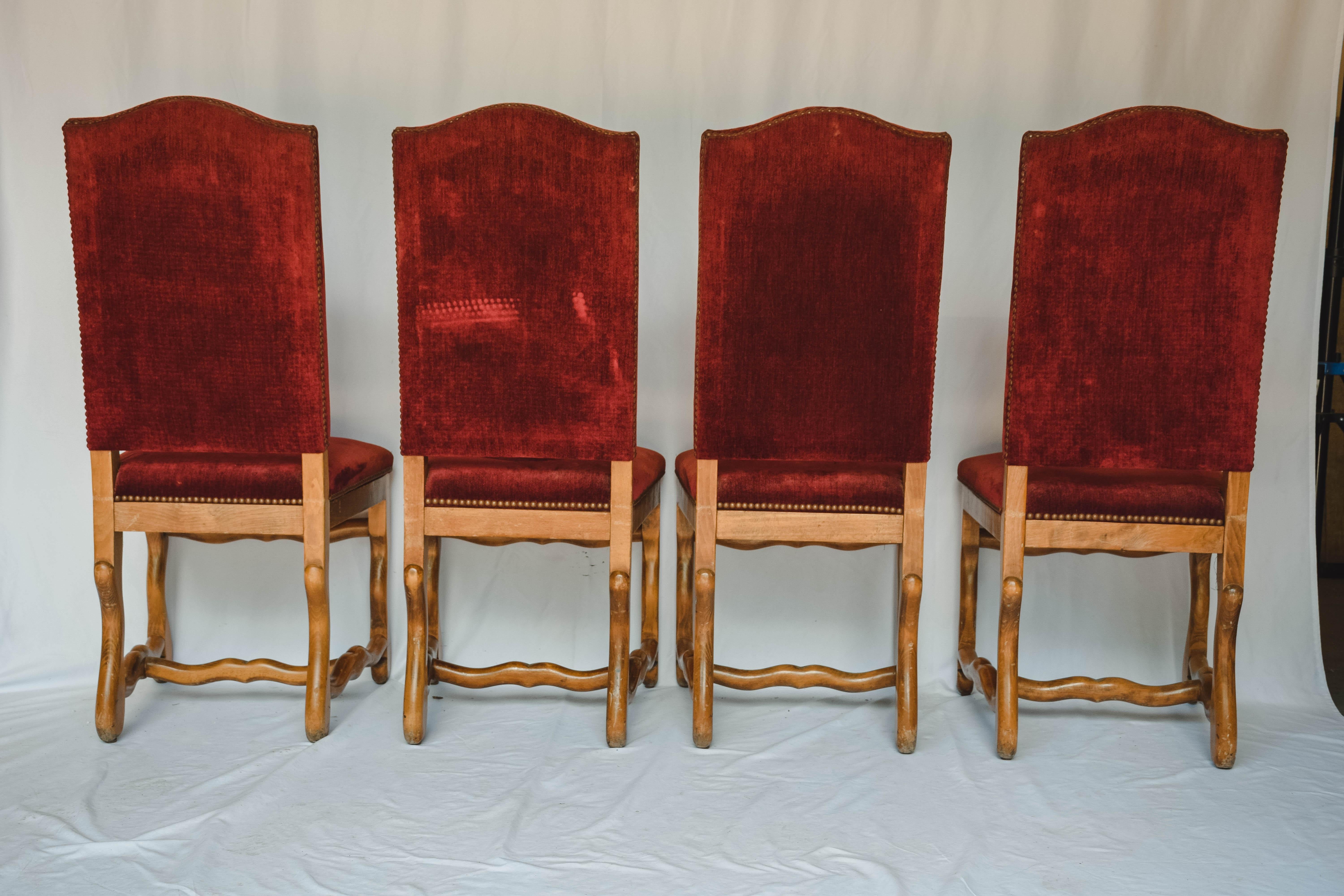 Tissu d'ameublement Ensemble de 8 chaises Os de Mouton