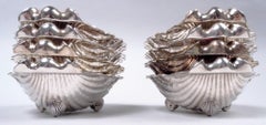 Set of 8 Pampaloni Italian Classical Scallop Shell Bowls